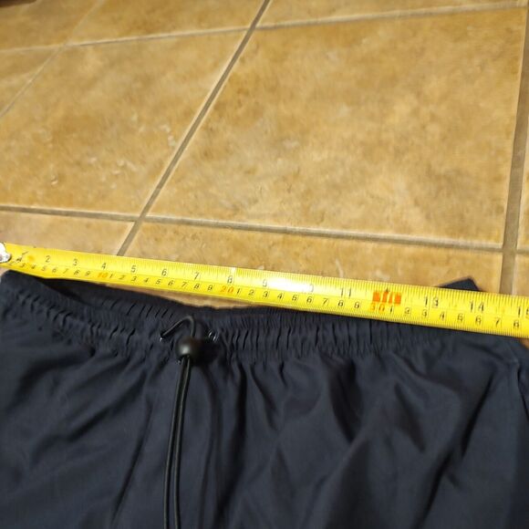Aeropostale Track Pants Men's Sz M Navy Blue Lined Drawstring Windbreaker - Picture 4 of 4